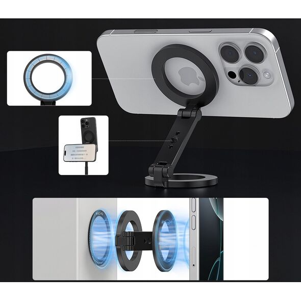 Uchwyt Mocowanie 2x Magnes Magnetyczne Na Telefon Smartfon Iphone Mag Safe Magsafe/ Vrig / Mg-26