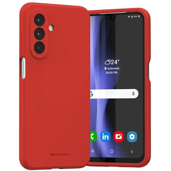 Etui Mercury Silicone do Samsung Galaxy  A26 czerwony