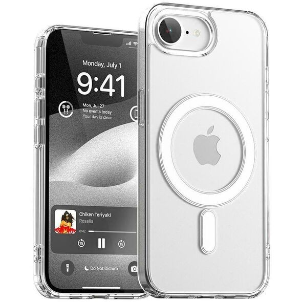 Etui Mercury Jelhard MagSafe do iPhone   16e przezroczysty