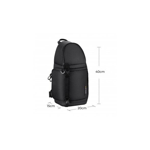 Plecak fotograficzny K&F Concept Beta Messenger 10 l - czarny