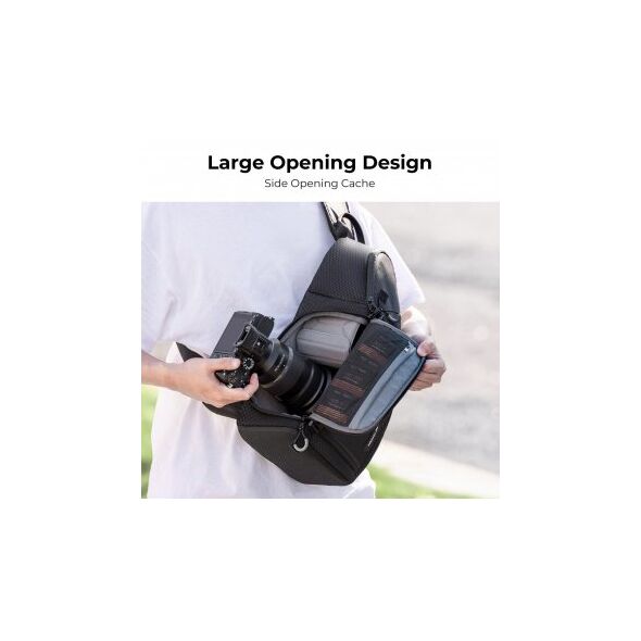 Plecak fotograficzny K&F Concept Beta Messenger 10 l - czarny
