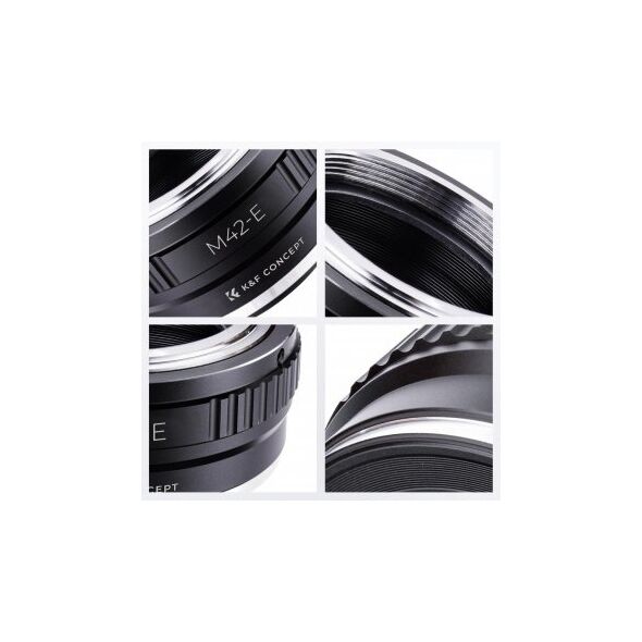 Adapter bagnetowy K&F Concept - M42 / Sony E