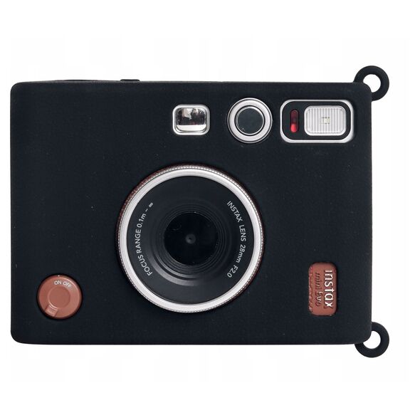 Futerał Etui Pokrowiec Case Silikon do Fuji FujiFilm INSTAX Mini EVO / Czarny