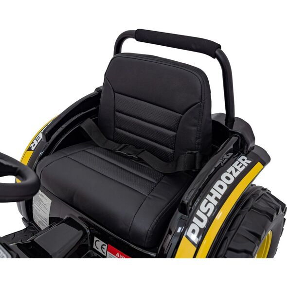 Koparka Traktor na akumulator dla dzieci Żółty + Ruchome Ramię Łyżka + Pilot + Wolny Start + Radio FM + LED