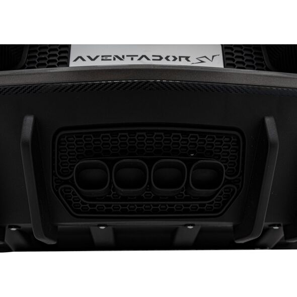 Auto Lamborghini Aventador SV na akumulator dla 2 dzieci Szary + Pilot 2,4 GHz + Pianka EVA + Audio LED