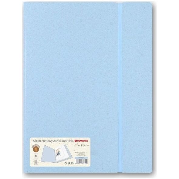Album ofertowy PENMATE A4-30 koszulek ECO FILE+ niebieski