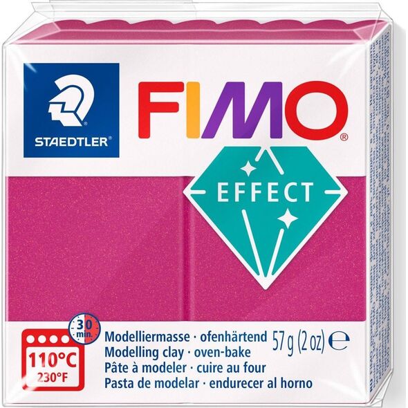Fimo effect masa termoutwardzalna 57 g bordowy metaliczny Staedtler