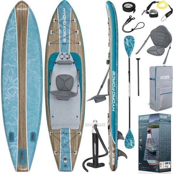 Bestway Zestaw Deska SUP z oparciem Hydro-Force 2w1 335cmx84cmx15cm 6532E