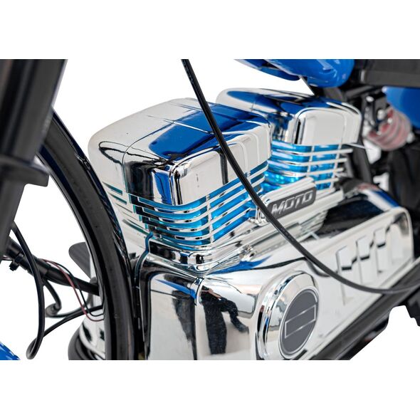 1PUNKT Pojazd Motorek Chopper Warrior Niebieski