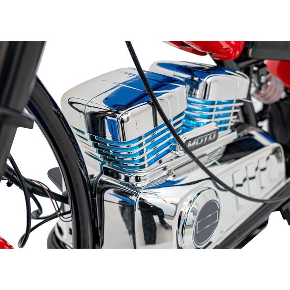 1PUNKT Pojazd Motorek Chopper Warrior Czerwony