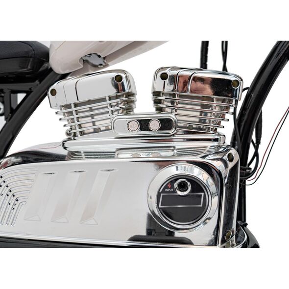 1PUNKT Pojazd Motorek Chopper Warrior Biały
