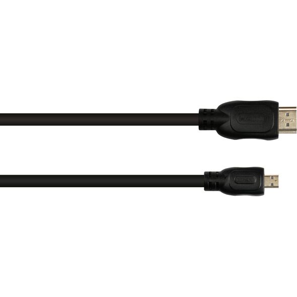 Alcasa 4532-020 kabel HDMI 2 m HDMI Typu A (Standard) HDMI Typu D (Micro) Czarny
