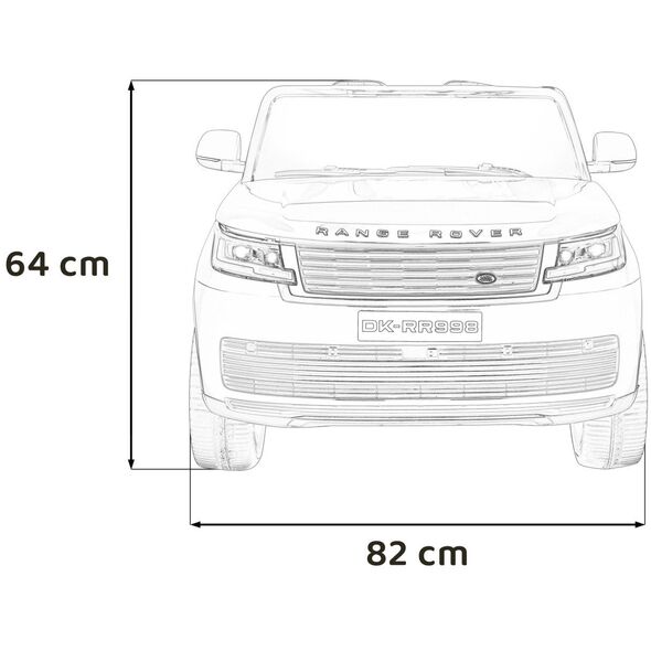Auto na akumulator Range Rover SUV Lift Biały EDUKAMP