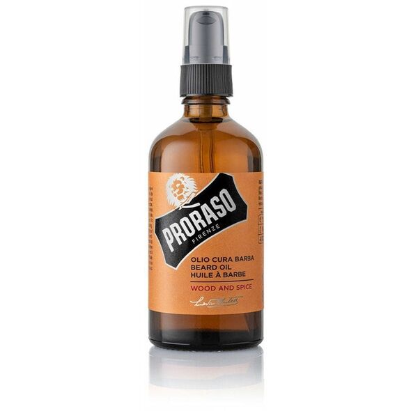 Proraso Wood & Spice Beard Oil Barzdos aliejus, 100 ml