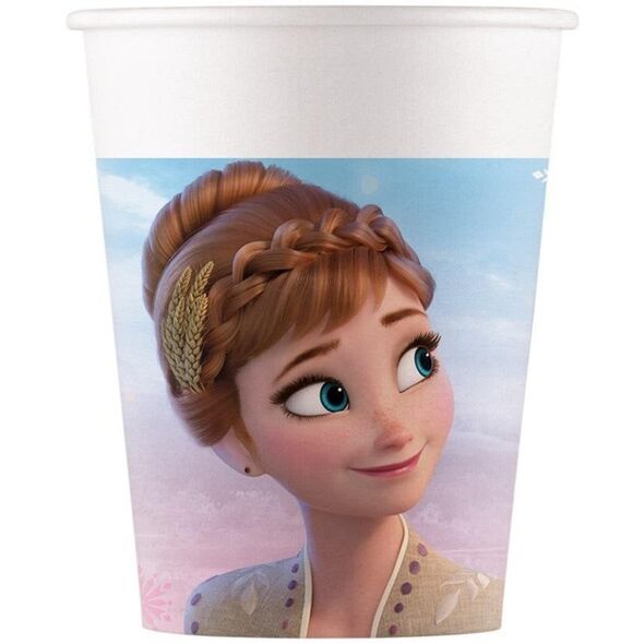 Χάρτινα ποτήρια Frozen 200ml 8τμχ
