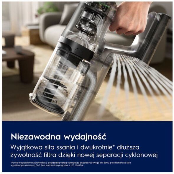 Odkurzacz pionowy Hygienic 600 EP61HB21UV Electrolux