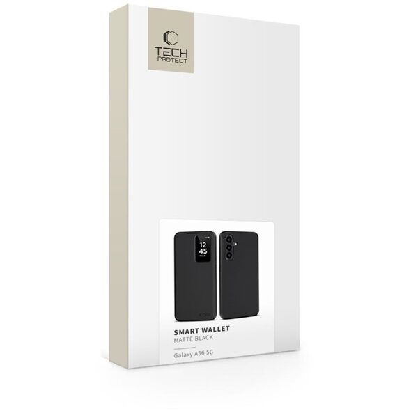 TECH-PROTECT SMART WALLET GALAXY A56 5G MATTE BLACK