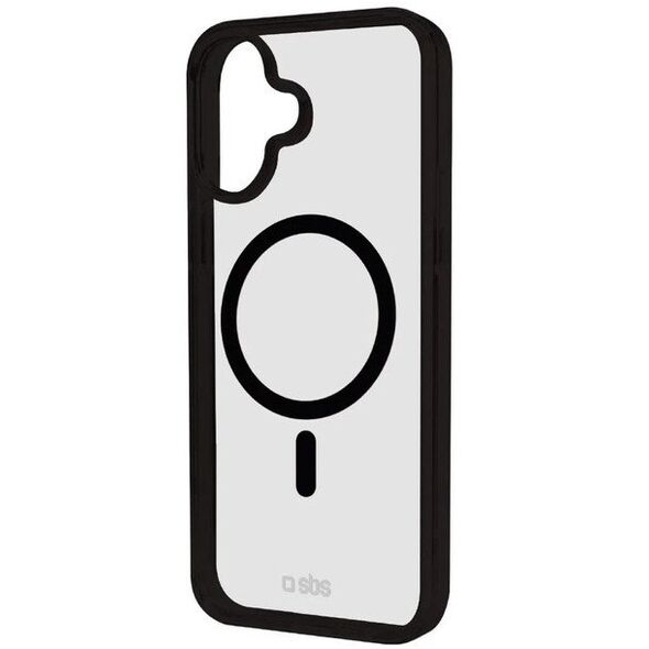 SBS Mag Frame etui na iPhone 16 Plus z MagSafe - Czarne standard