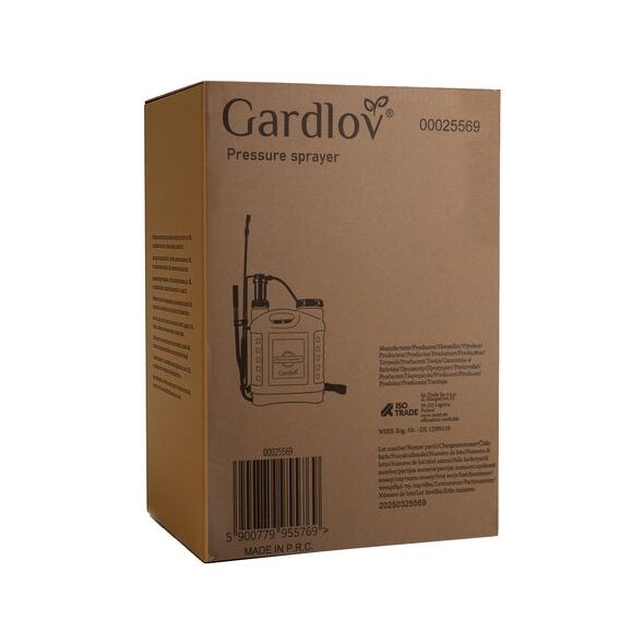 Opryskiwacz ciśnieniowy ręczny 16L Gardlov 25569