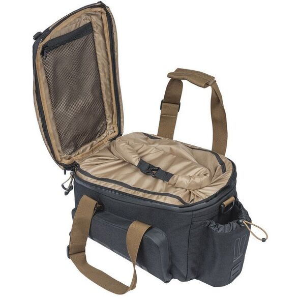 Torba na bagażnik BASIL MILES TRUNKBAG XL PRO MIK 9-36L, MIK System 2.0 (ready to go, 100% wodoodporna black slate (NEW 2025)