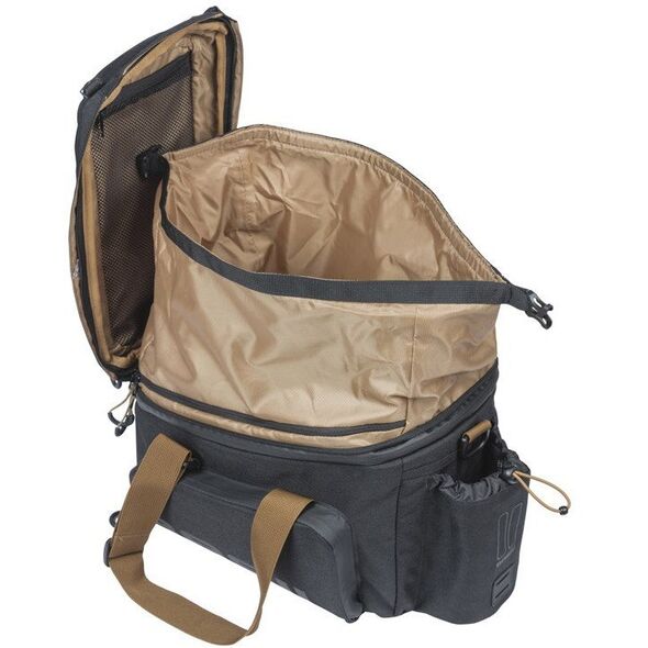 Torba na bagażnik BASIL MILES TRUNKBAG XL PRO MIK 9-36L, MIK System 2.0 (ready to go, 100% wodoodporna black slate (NEW 2025)