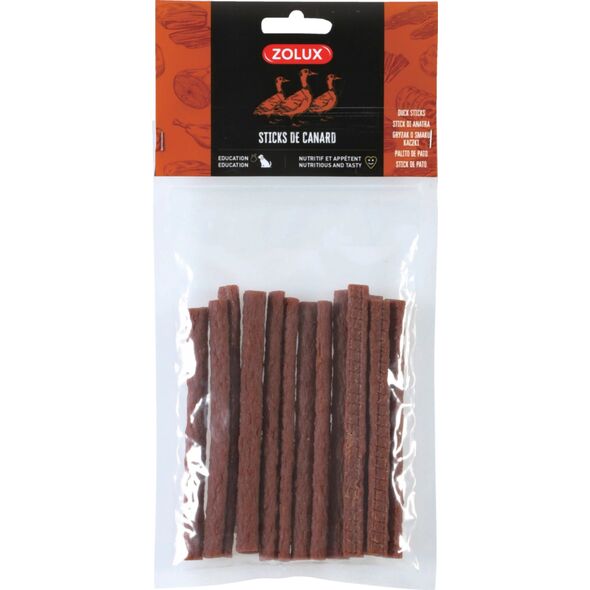 ZOLUX Przysmak naturalny dla psa Pałeczki z kaczki 100 g