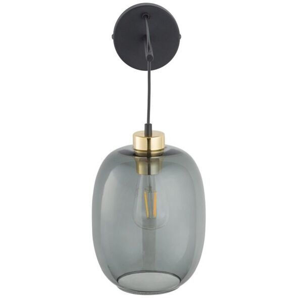 TK Lighting Delta 6481 kinkiet lampa ścienna 1x15W E27 grafitowy/czarny
