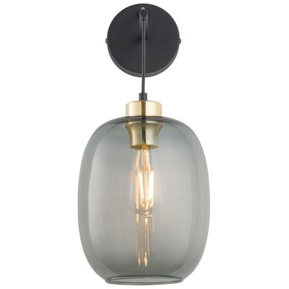 TK Lighting Delta 6481 kinkiet lampa ścienna 1x15W E27 grafitowy/czarny