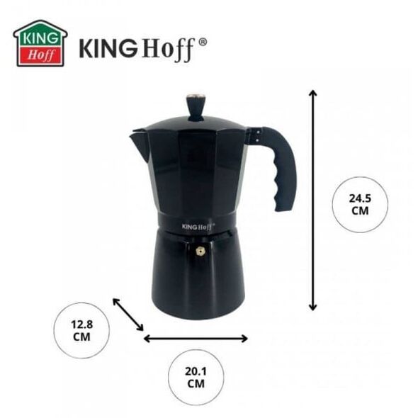 KAWIARKA ZAPARZACZ DO KAWY 600ml KINGHOFF KH-1885 INDUKCJA