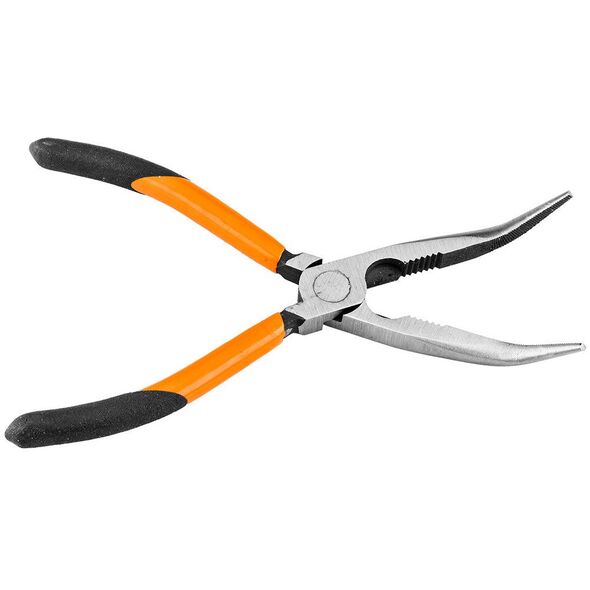 Szczypce wydłużone wygięte 200 mm