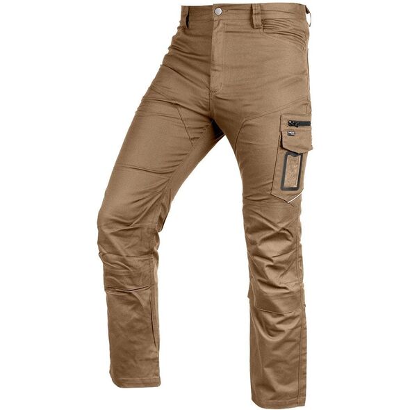 Spodnie robocze Mix&Match, Canvas, brązowe, rozmiar XXL