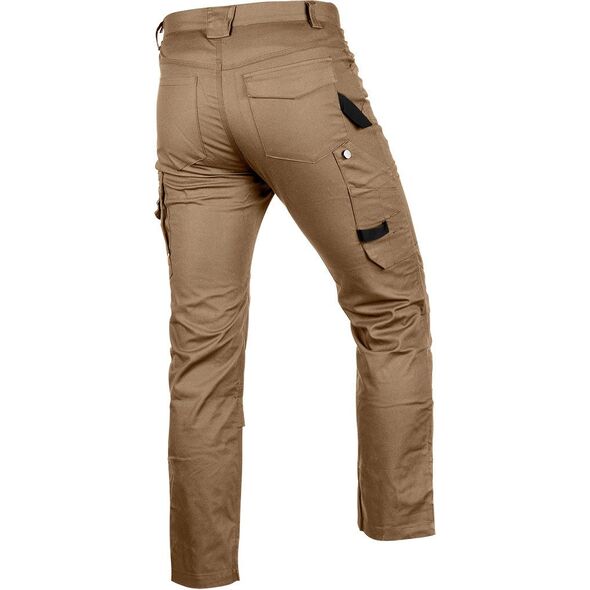 Spodnie robocze Mix&Match, Canvas, brązowe, rozmiar XXL