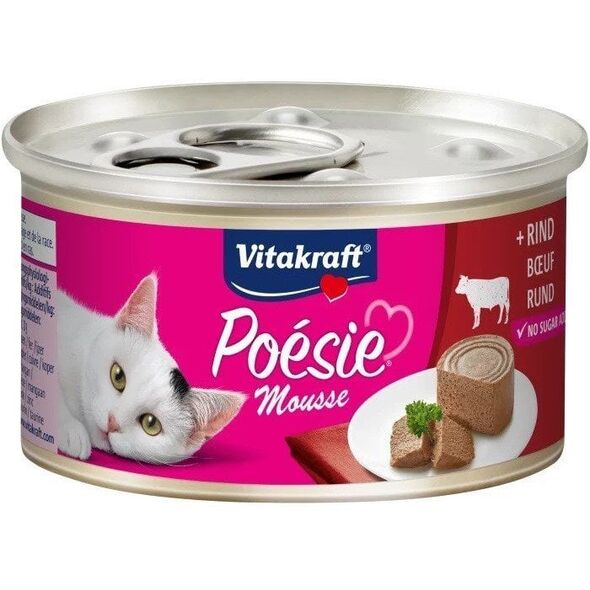 VITAKRAFT POESIE MUS βοδινό τροφή για γάτες 85g