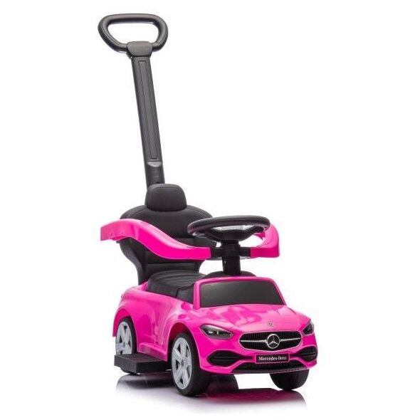 Jeździk z Pchaczem Mercedes 3w1 Różowy