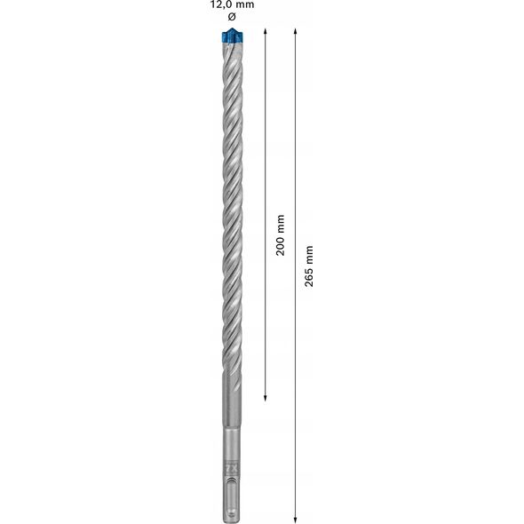 Wiertło Bosch Bosch hammer drill bit SDS plus-7X 12x200x265mm 10pcs - 2608900175 EXPERT RANGE