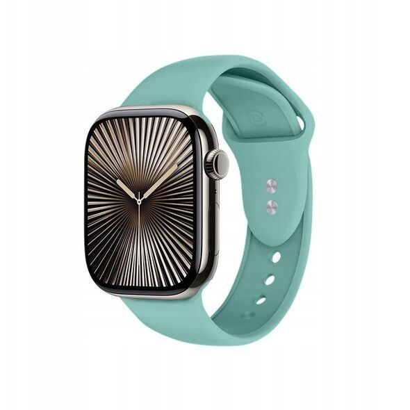 Crong Liquid Band - Pasek Apple Watch 38/40/41/42 mm turkusowy - Gwarancja bezpieczeństwa. Proste raty. Bezpłatna wysyłka od 170 zł.