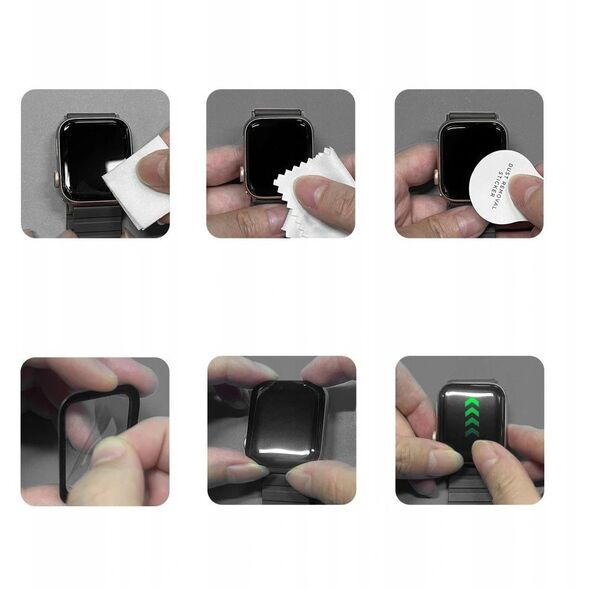 SZKŁO HYBRYDOWE TECH-PROTECT GLASS FLEX+ 2-PACK HUAWEI WATCH 5 (42 MM) BLACK