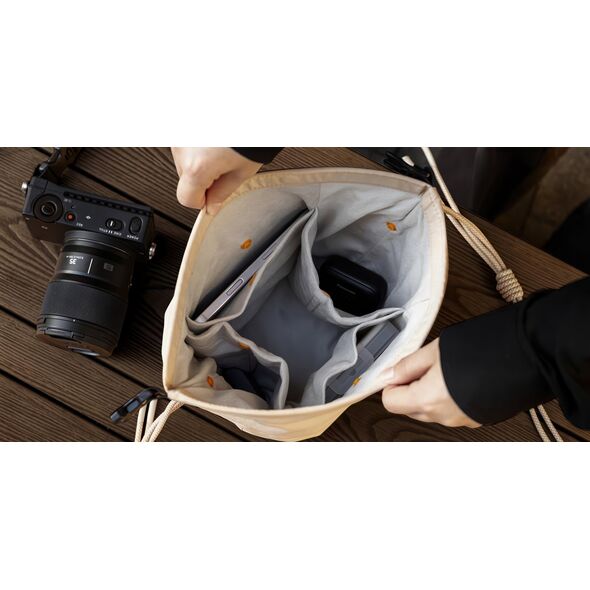 K&F Concept Urban Wander Sling U11 Torba fotograficzna 5 L beżowa