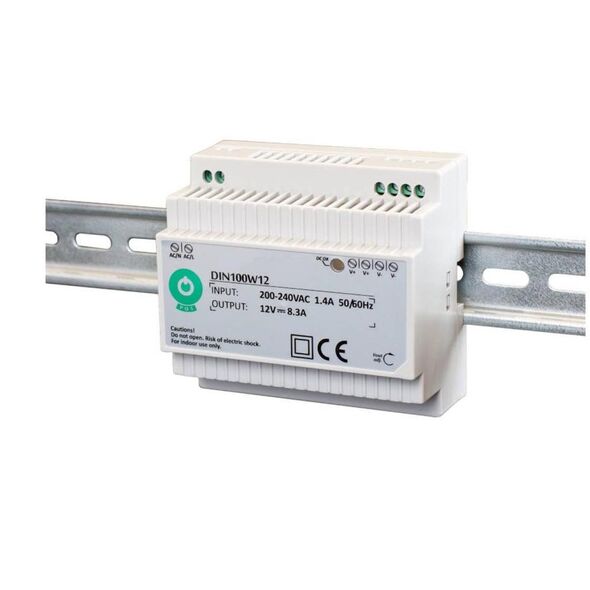 DIN100W24 Zasilacz na szynę DIN 100W 24V