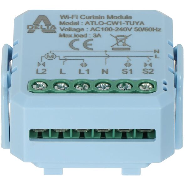 INTELIGENTNY STEROWNIK ROLET ATLO-CW1-TUYA Wi-Fi, Tuya Smart