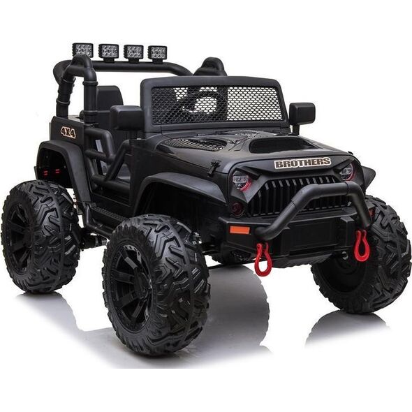 LeanToys Auto na akumulator Jeep JC666 Czarny