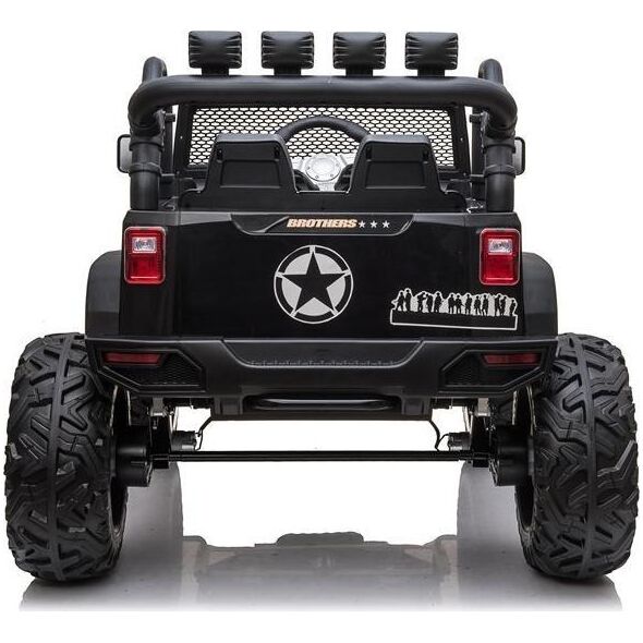 LeanToys Auto na akumulator Jeep JC666 Czarny
