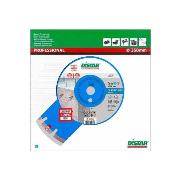 Di-Star TARCZA DIAMENTOWA 1A1RSS/C1-W 404x3,5/2,5x12x25,4-24 F4 Classic H12