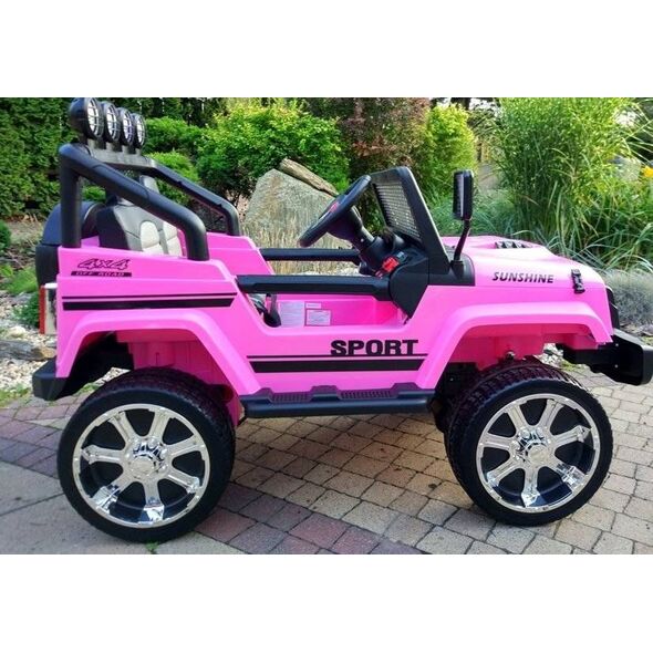 Lean Sport Auto na Akumulator S2388 Jeep Różowy 4x45W