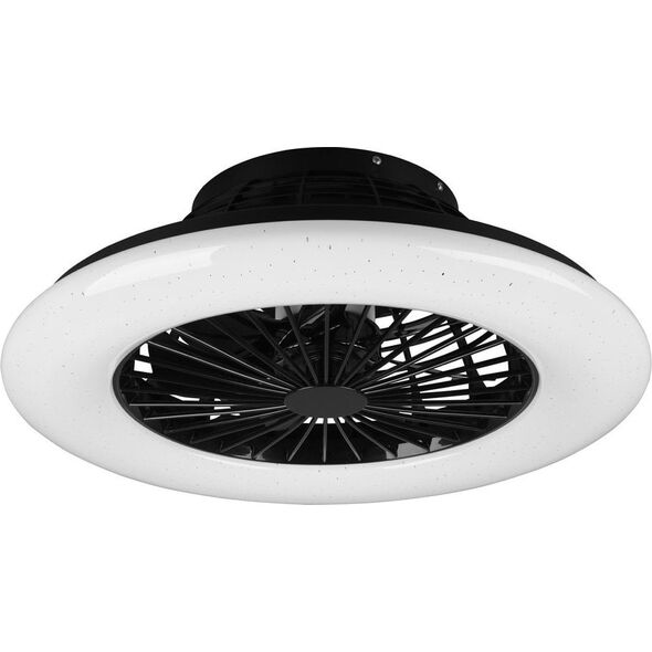 Wentylator Trio RL Wentylator sufitowy z lampą LED STRALSUND R62522132 czarny