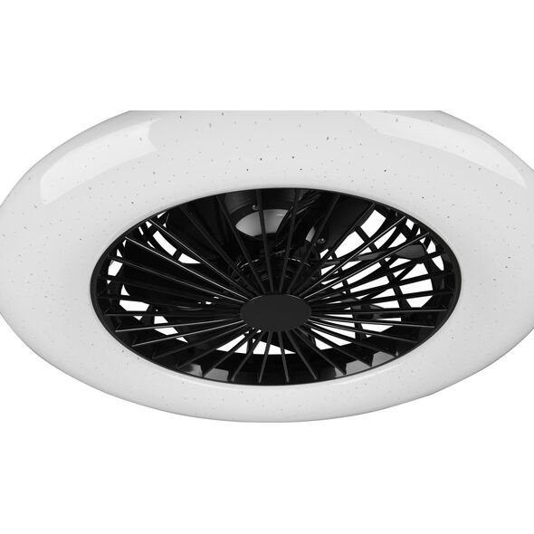 Wentylator Trio RL Wentylator sufitowy z lampą LED STRALSUND R62522132 czarny