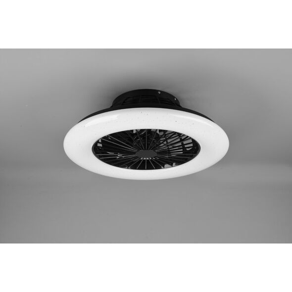 Wentylator Trio RL Wentylator sufitowy z lampą LED STRALSUND R62522132 czarny
