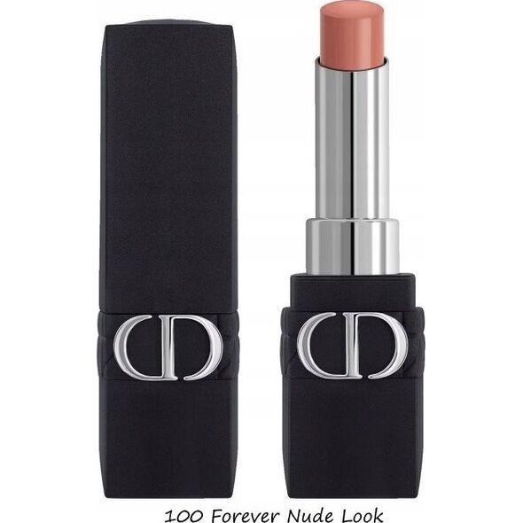 Dior Ilgai išliekantis lūpdažis Dior Rouge Dior Forever, 100 Forever Nude Look, 3.2 g