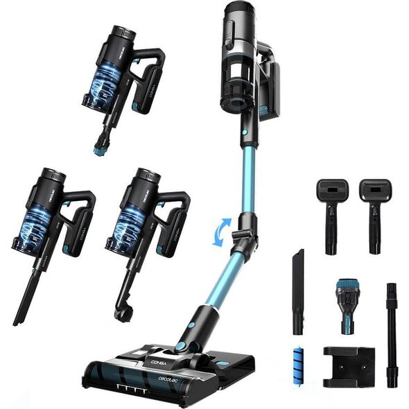 Odkurzacz pionowy Cecotec Odkurzacz Pionowy Cecotec Rockstar 1500 Ray Ergowet Animal Conga Czarny/OUTLET