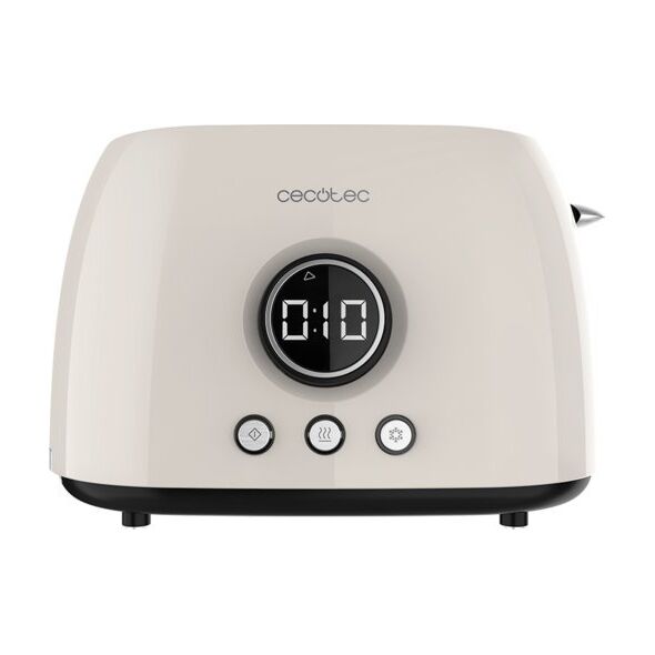 Toster cyfrowy podwójny ClassicToast 8000 Beige Duble Cecotec Beżowy 800W